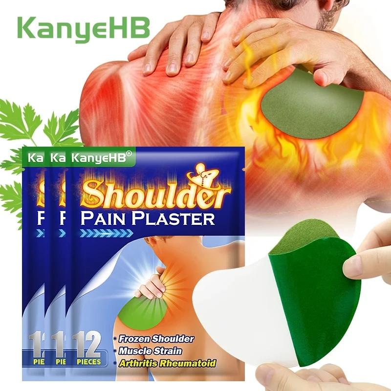 

Shoulder Neck Patch Back Muscle Joint Pain Patch Knee Patch Natural Plants Wormwood Pad Herbal Medical Sticker