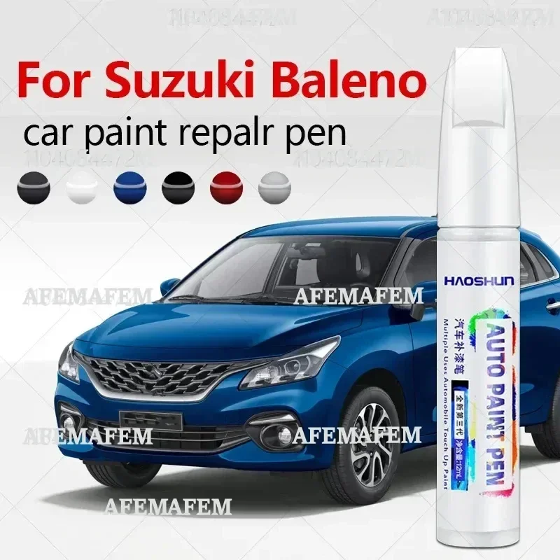 For Suzuki Baleno 1995-2025 EG/EH/EK WB Paint Repair Pen Touch Up Scratch Remover DIY Auto Accessories Black White Silver Beige