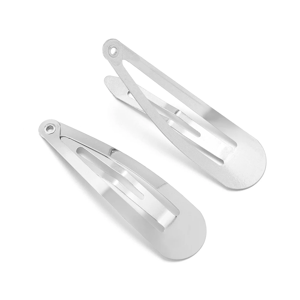 10/50 Stuks Waterdruppelvormige Haarspeld Eenvoudige Metalen Snap Bb Haarspeldjes Haarspeldjes Voor Diy Handgemaakte Hoofddeksels Haar gereedschap Accessoires