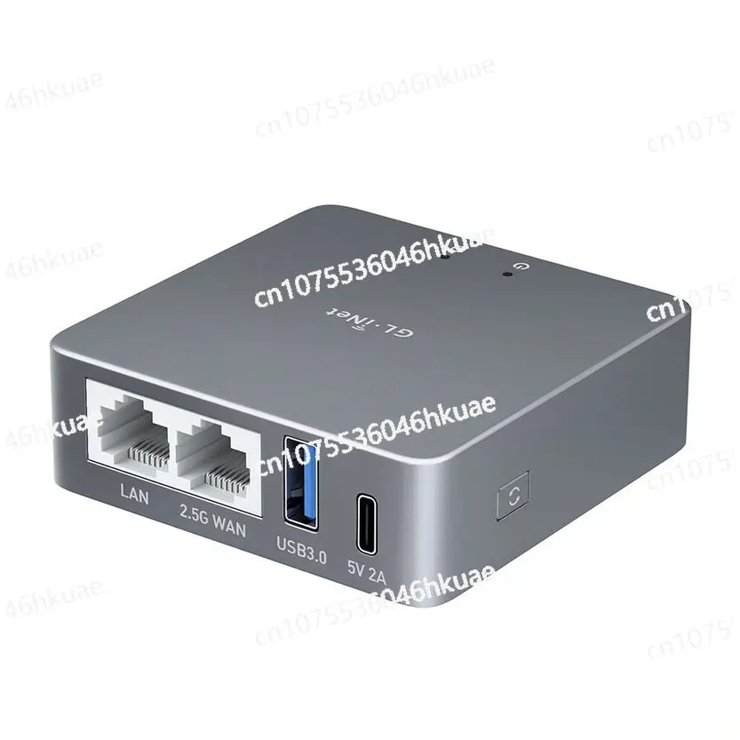 للمكتب المنزلي والعمل عن بعد، أمن الإنترنت، 2.5G WAN GL-iNET (Brume 2) GL-MT2500/MT2500A Mini VPN Security Gateway