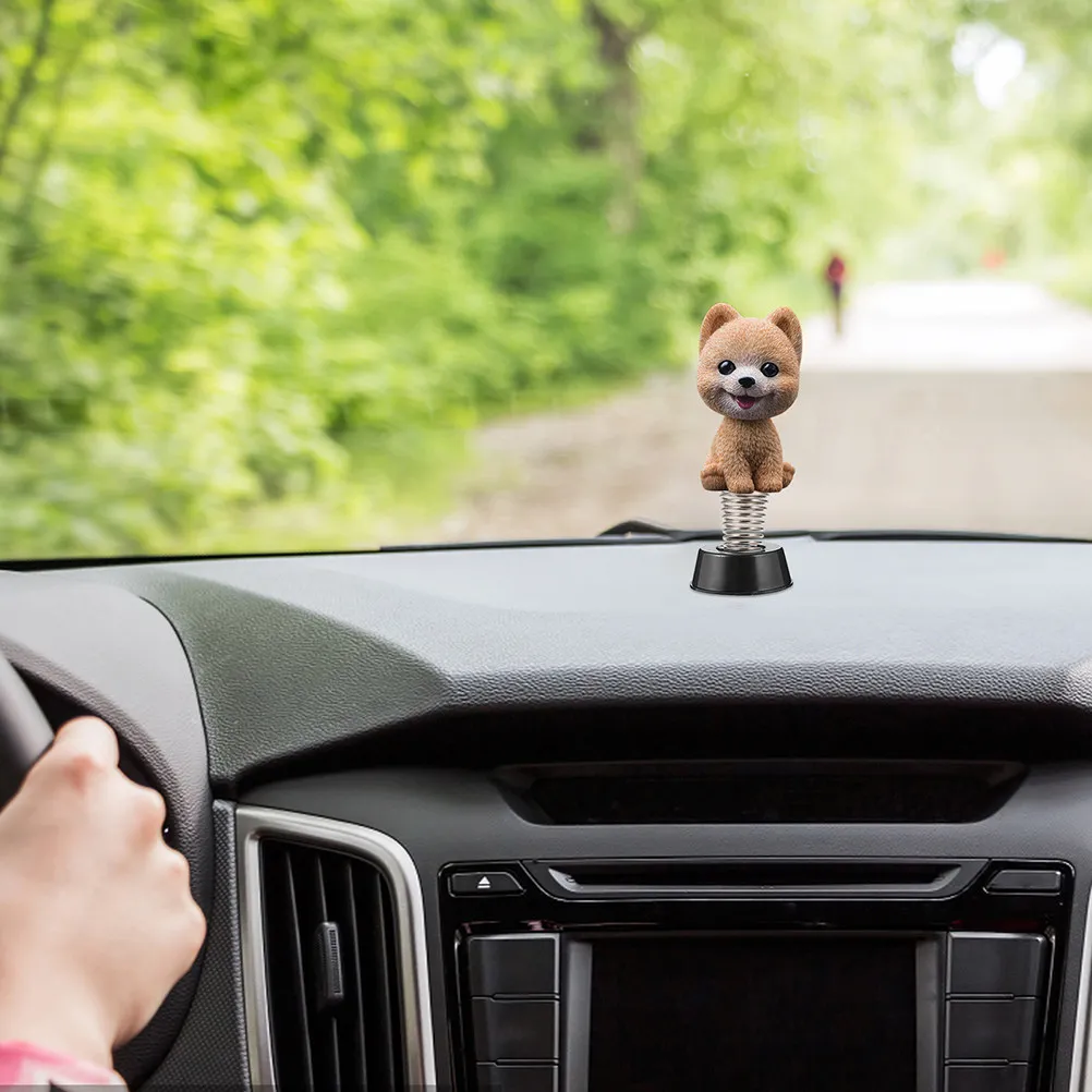 12Pcs Adhesive Spring Base Fortune Cat Accessories Decorative Shaking Head Swing Replacement for Car Motorcycle Bike