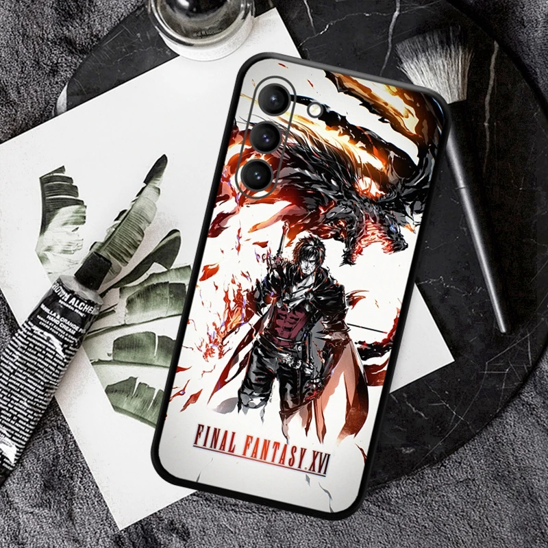 Final Fantasy Lisa 16 Joshua Clive Jill Dion casing ponsel Cidolfus untuk SAMSUNG Galaxy S23 Ultra S22 + S21 FE S20 A54 note20Plus A53