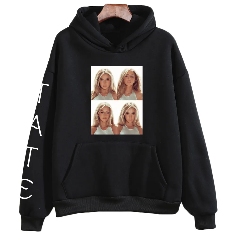 Tate McRae Mind Pullover Hoodie Fashion Casual Hoodies Men Women Long Sleeve Hooded Sweatshirts Streetwear Pullover Trendy Tops