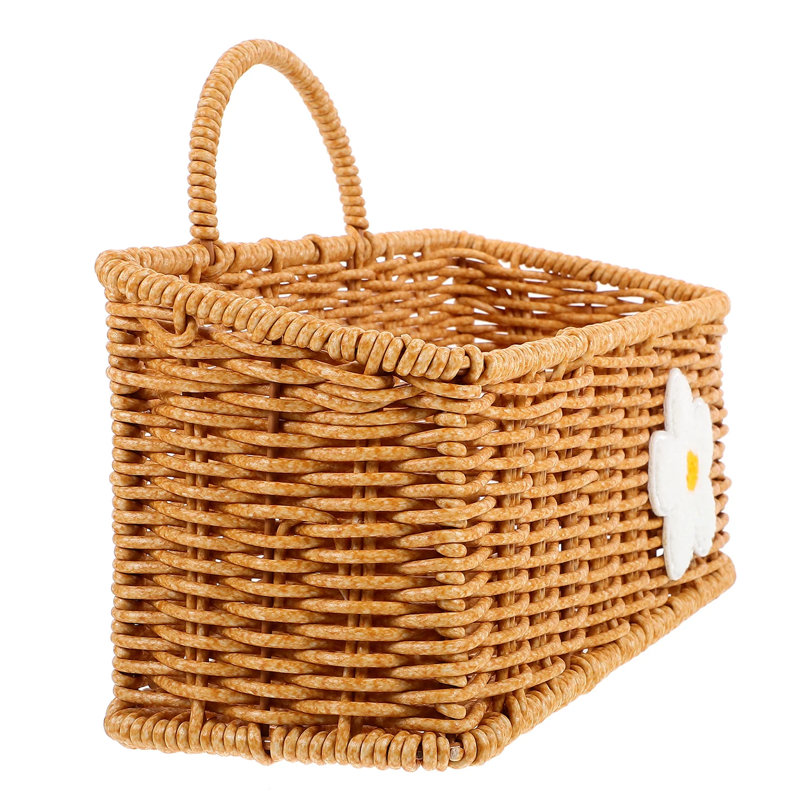 

Kitchen Storage Basket Woven Wall Hanging Retro Handmade Vegetable Fruit Bread Farmhouse Decor Space Saving Home Garden Balcony