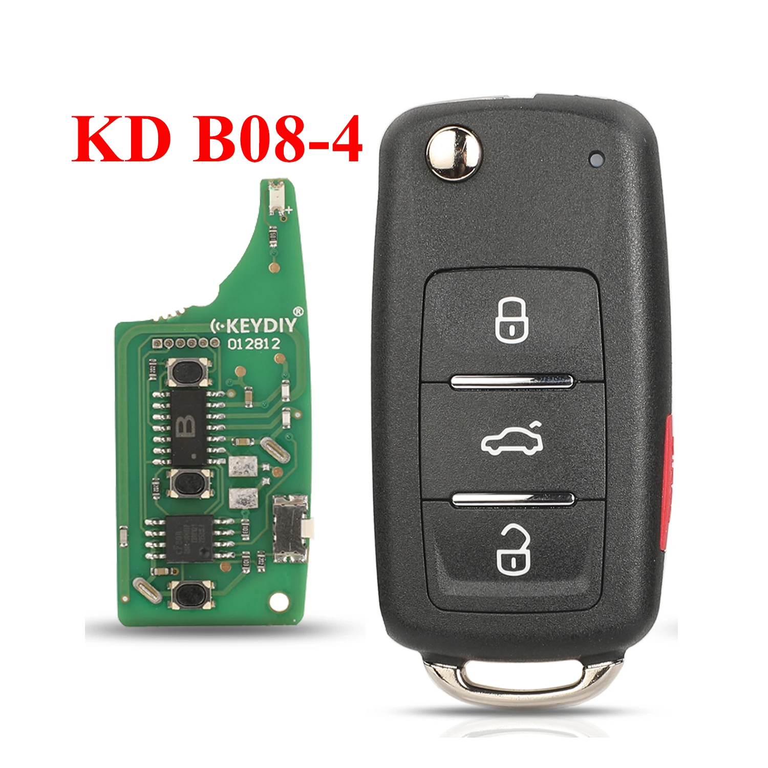 

jingyuqin New Arrival KD Key B08-4 For B Series KD Smart Key Remote For B08-4 VW KD-X2 KD900 Mini KD URG200 KD200 KEYDIY