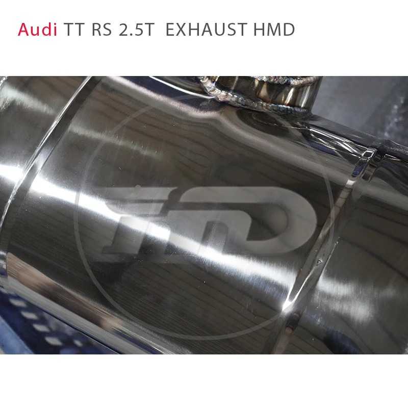 

High Quality Catback For Audi TTRS 2.5T Stainless Steel Exhaust System Electronic Valve Muffler Non-destructive Installation HMD