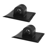 2Pcs Mounting Brackets Durable PVC Engine Motor Clips Inflatable Boat Kayak Fixed Bracket Install Horizontal Vertical