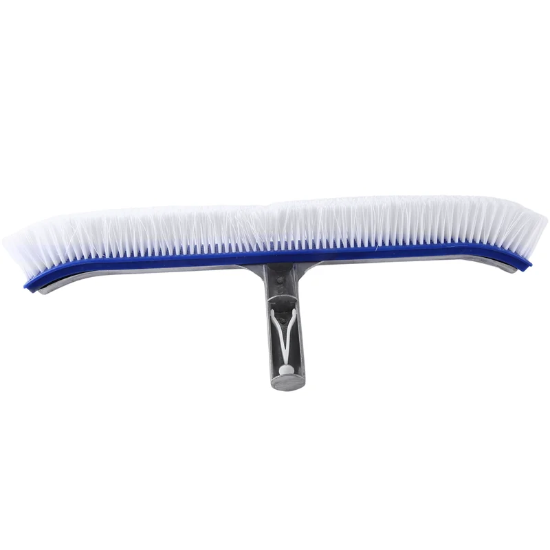 

1 PCS Swimming Pool Spa Cleaning Brush Head Cleaner Broom Bending Tool Swimming Pool Brush Blue-AT35