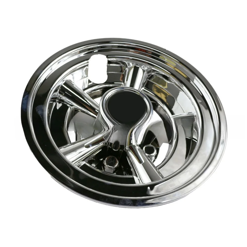 

Stainless Steel 8inch Wheel Covers for EZGO and Golf Cart with Chrome Plated ABS Material Designed to Replace Old Covers