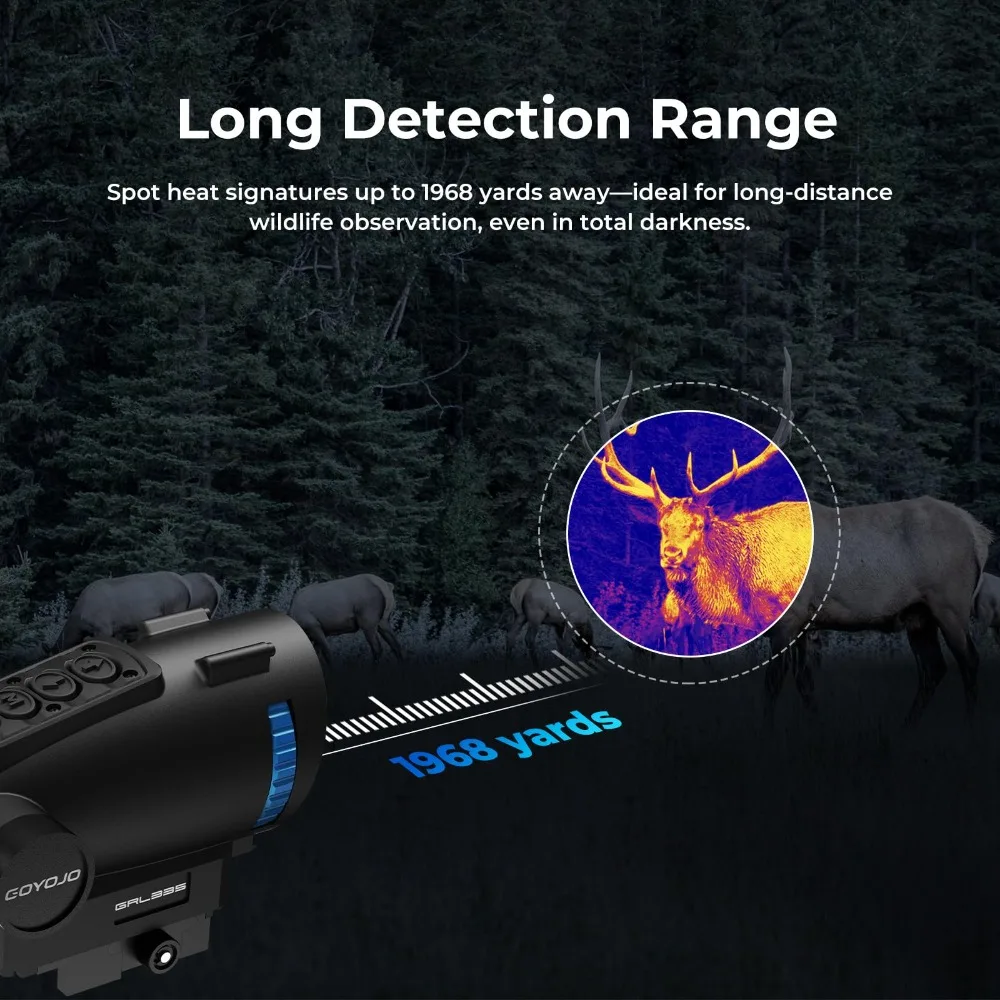 GRL335/GRL325 Thermal Imaging Scope – 384×288 IR Thermal Optics Monocular for Hunting & Outdoor Observation 6