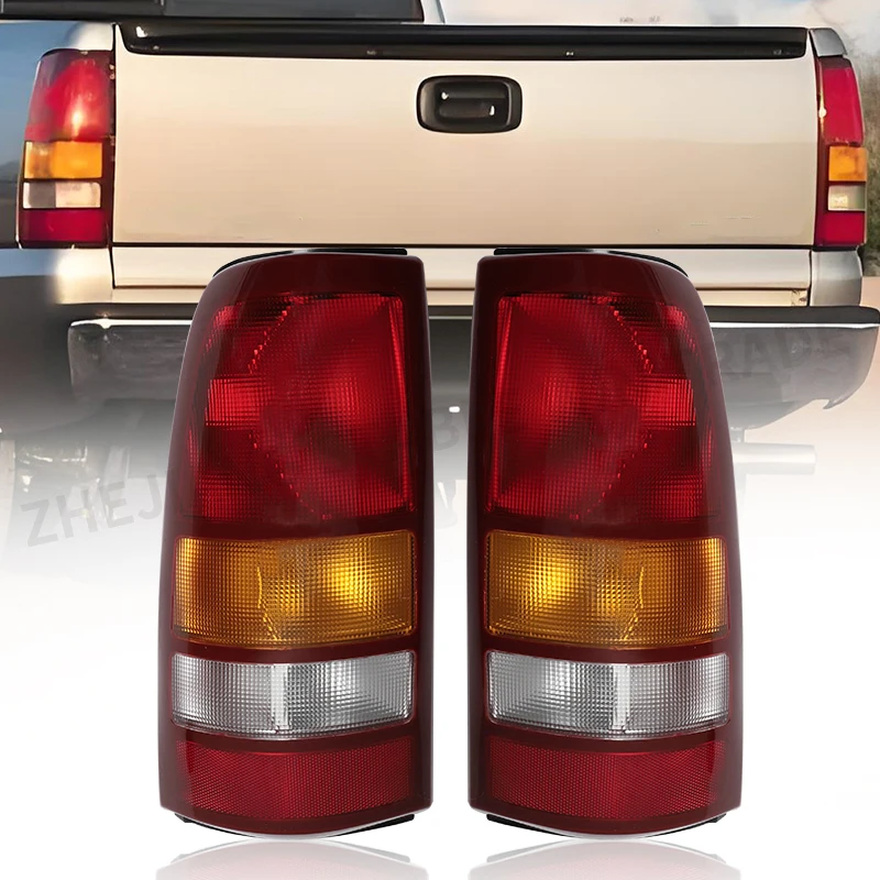 

2pcs Car Rear Tail Light For 1999-2002 Chevy Silverado 1500 2500 3500 1500 HD 2500HD 1999-2006 GMC Sierra Truck Car Taillights