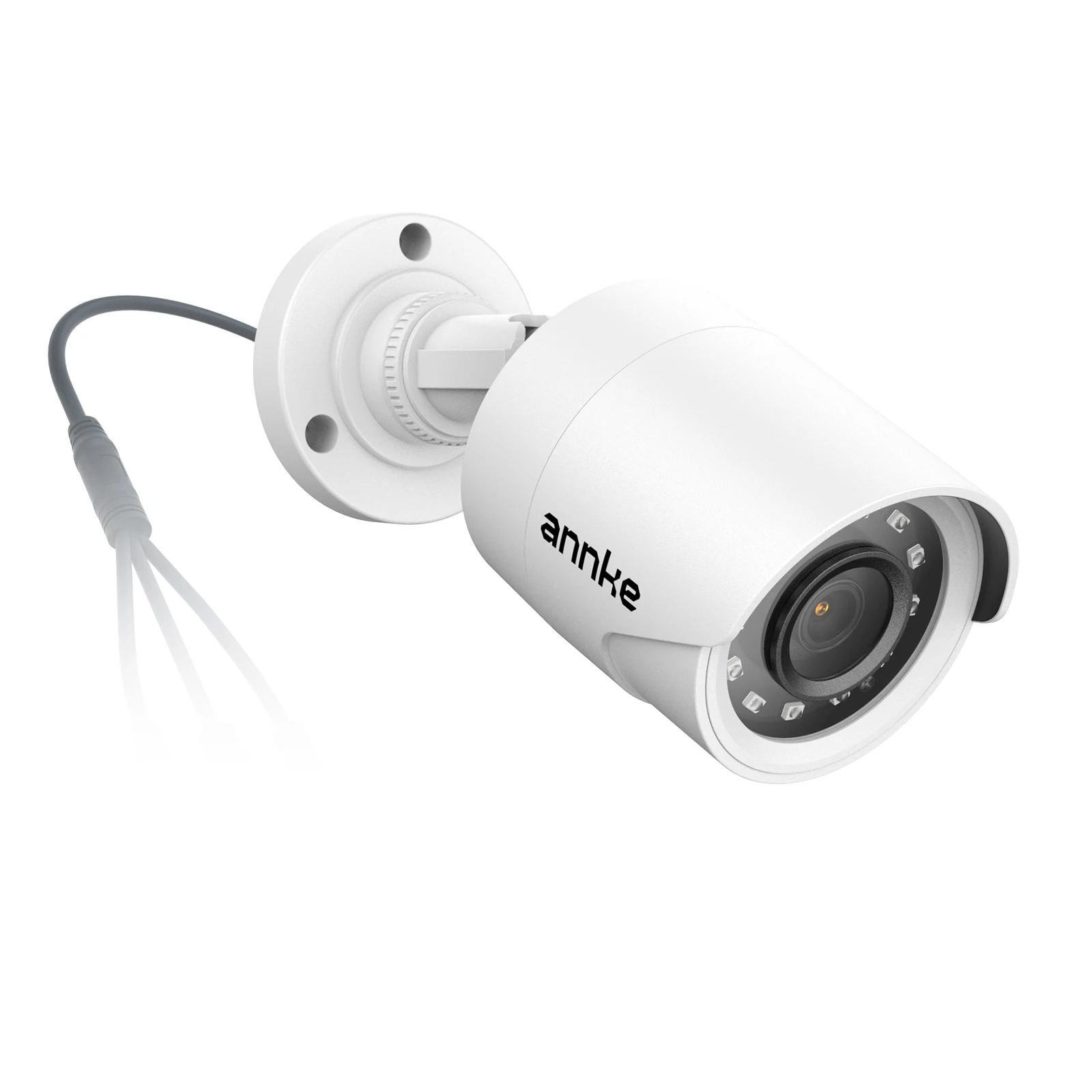 ANNKE 1080P 4-in-1 HD Security Camera, 2MP AHD/TVI/CVI/CVBS Bullet Camera, 66ft Smart IR Night Vision, 3.6mm Lens 80° View, Digital WDR, 3D DNR, IP66, Indoor/Outdoor