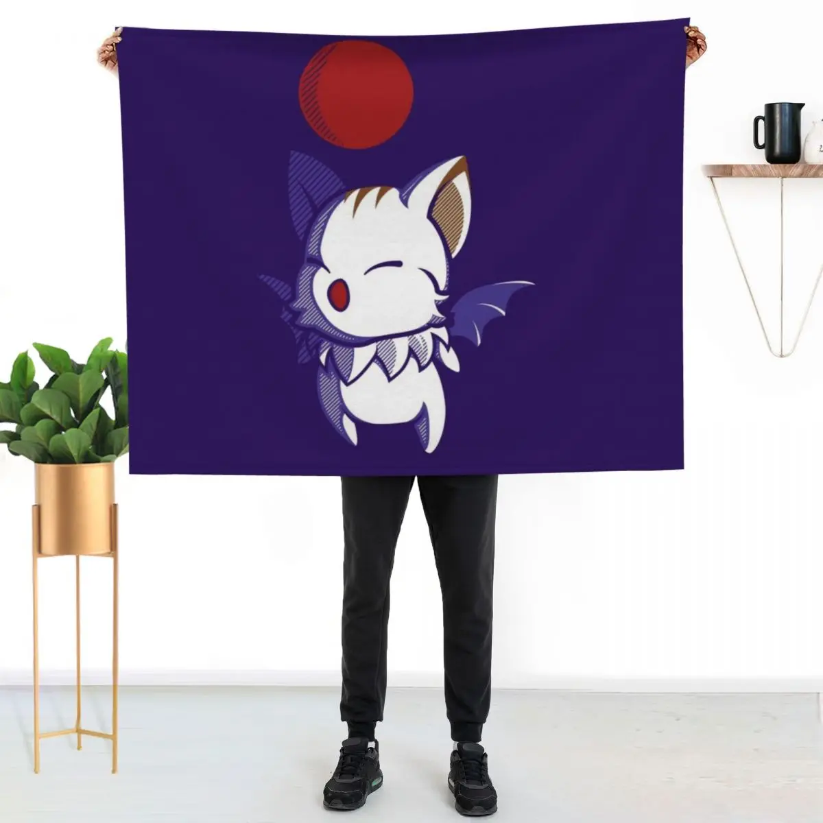 

Kupo! Throw Blanket Modern Design Soft Blanket for Home Decor