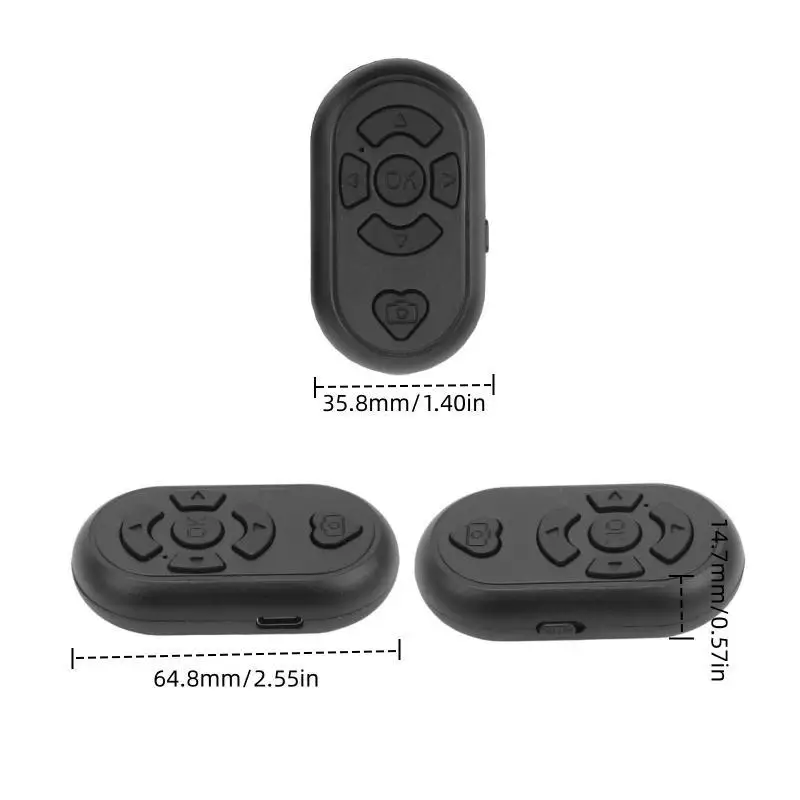 Remote Control TK Wireless Page Turner Media Button Quiz Controller Music Control for IOS Android Camera Wireless Shutter