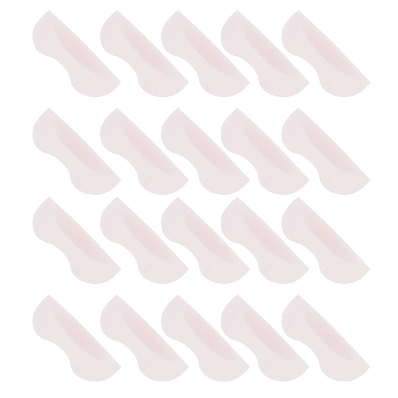 

20Pcs Silicone Eyelash Curling Gasket Set Easy Clean Reusable Perming Pads for False Lash Application