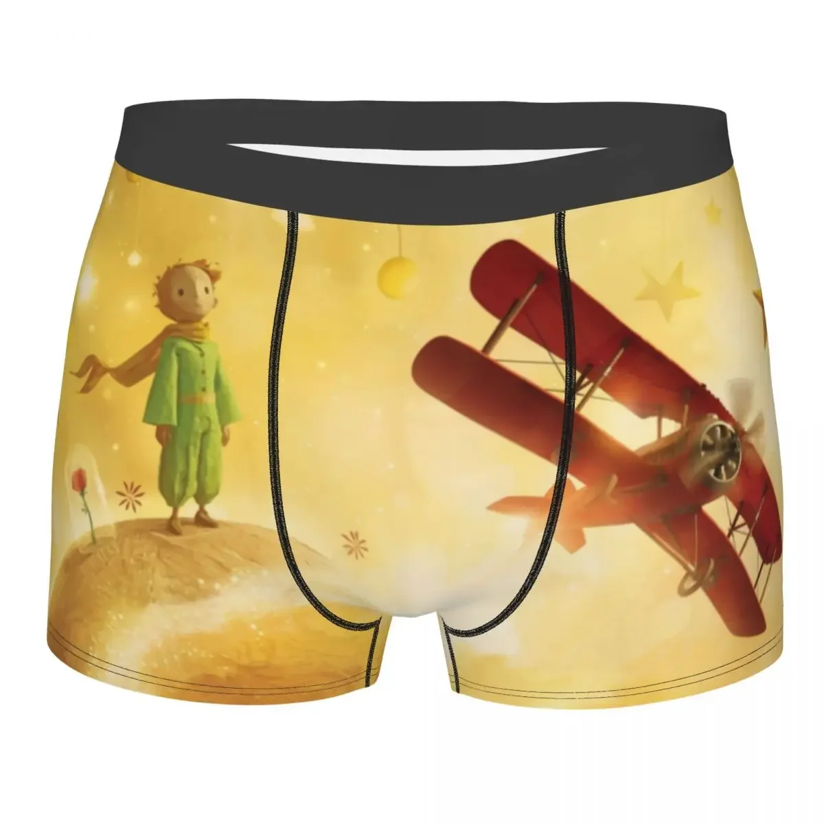 The Little Prince Literary Fiction Boxer Shorts Homme 3D Print France Fairy Tale Underwear Panties Briefs Breathable Underpants