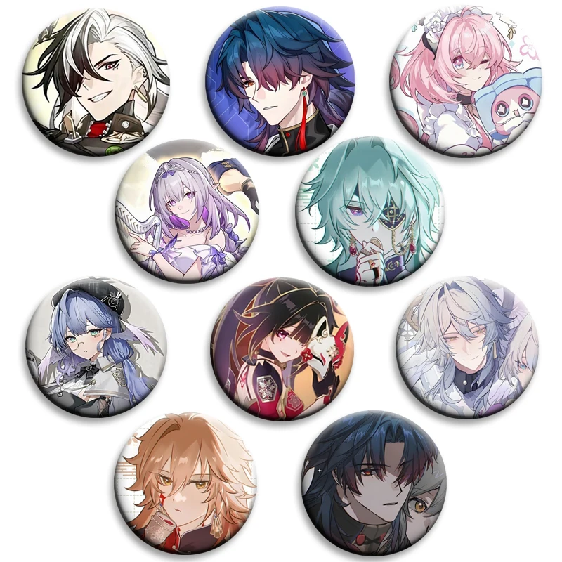 

58mm Hot Cartoon Character Boothill Dan Heng Enamel Pins Creative Game Honkai Star Rail Badge Brooch Bag Shirt Decoration Gifts