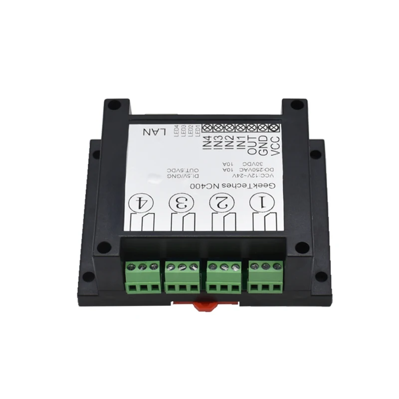 

Web Remote Control Board Nc400 Udp W5500 With 4 Channels Relay Ethernet Rj45 Port Network Web Server Rj45 Tcp/ip Relay