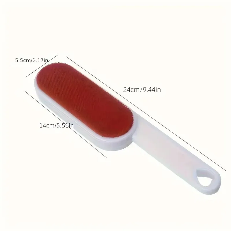Self-cleaning Lint Sticking Roller 2 Sides Dedusting Brush Pet Hair Remover Brush Removing Dog Cat Hair from Sofa Carpet Clothes image 5