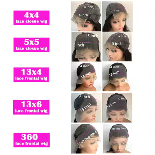 30 40 Inch Bone Straight 13x6 HD Lace Frontal Wigs Pre Plucked Brazilian Transparent Lace Front Human Hair For Women 200 Density - Image 6