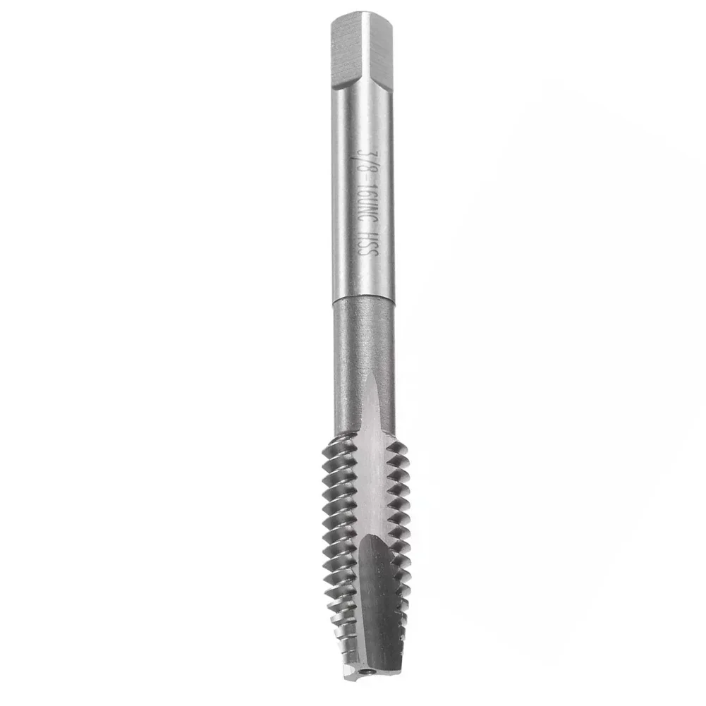 Thread Tap Spiral Point Spiral Point Thread Tap 3/8-16 UNC Right Hand Thread Cutting Die Steel Ordinary Steel People