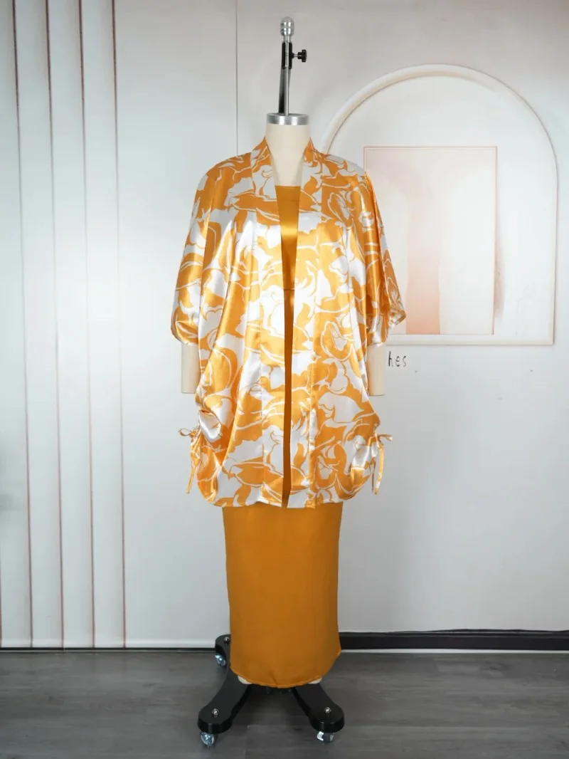 

Plus Size African Clothes for Women 2026 African Dashiki Ankara Robe Wedding Party Dresses with Coat Africa Clothing Gowns