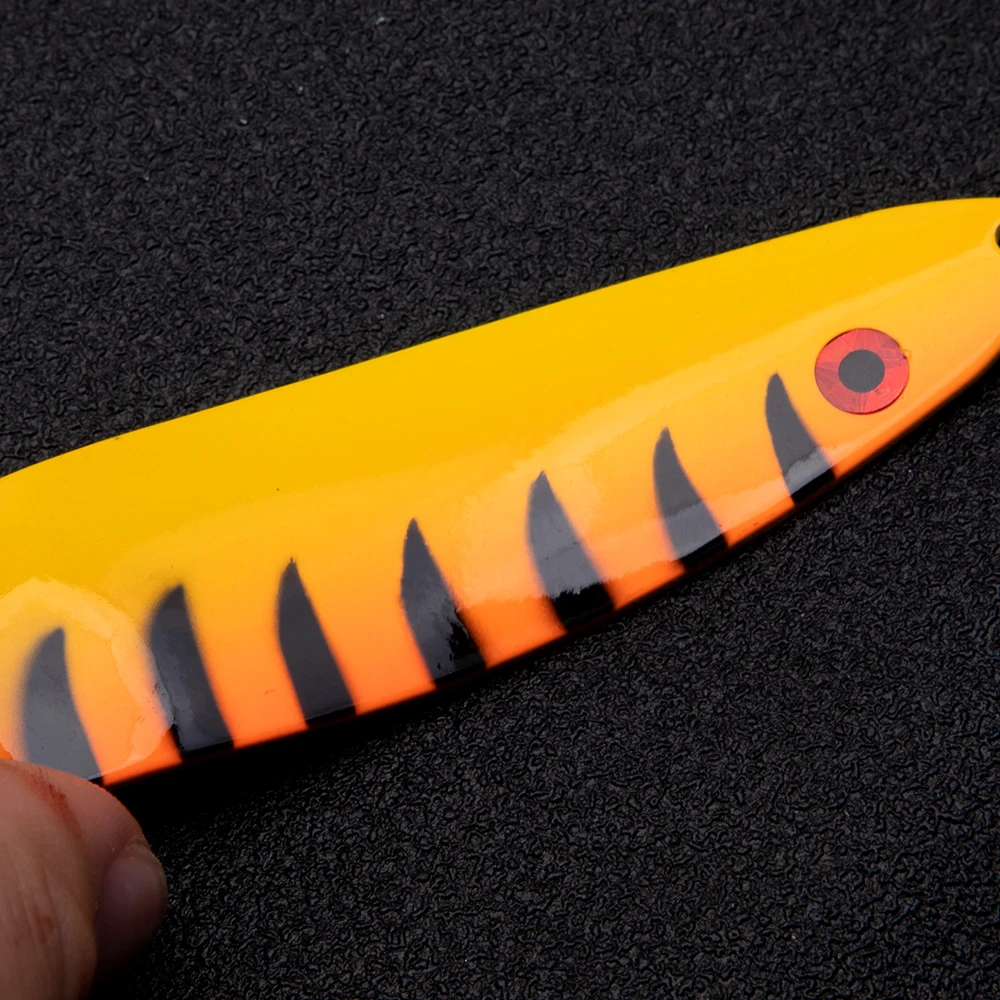 FISHINGFANS Forellenangeln 75mm/95mm Löffelköder Künstlicher Köder Süßwasser-Spinnköder Jigbait Fischköder Flutter Spoon Jerkbait Köder – Detail 7