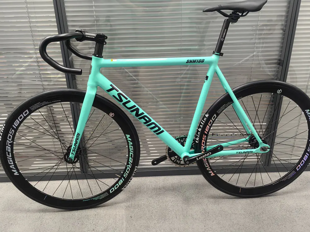 MAGICBROS Fixie Laufradsatz für Bahnrad mit V-Bremse, 40MM 60MM Clincher Einzelgang-Fahrradlaufräder 700C für Fixed-Gear-Bikes – Detail 17