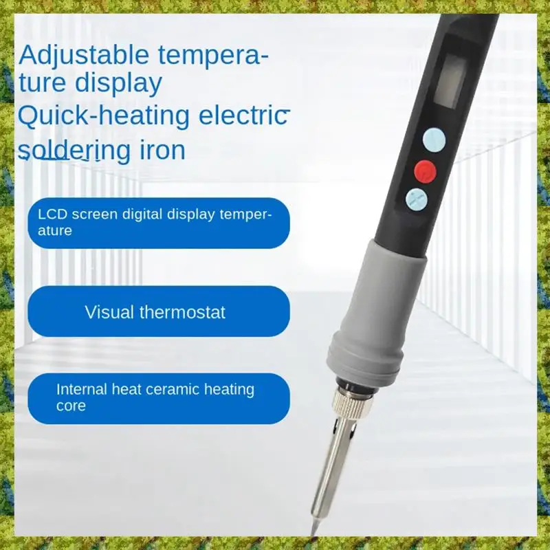 UISN вилка стандарта США 90 Вт паяльник переносной цифровой регулятор температуры интеллектуальный нагрев сна комплект электронных сварочных инструментов