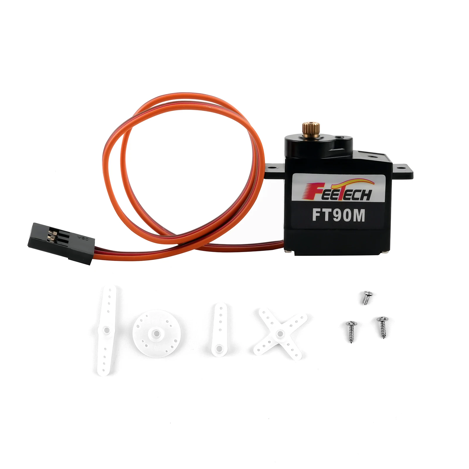 Feetech FT90M 6V 2.3kg.cm Digital Mini Servo 280 Degree Metal Gear Micro Servo for RC Car Airplane Automatic Curtain/Smart Lock