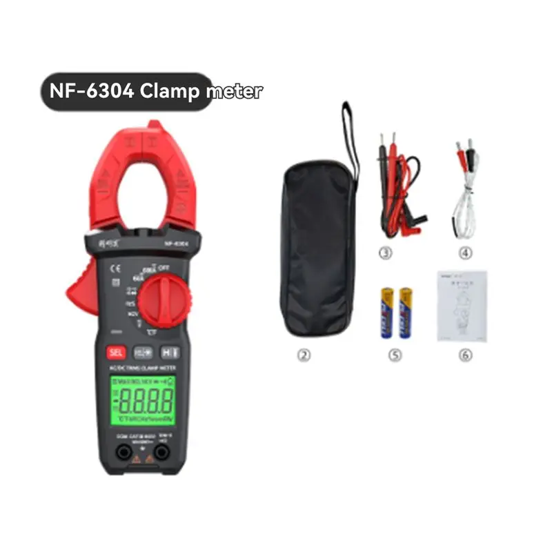Aug. AC/DC 600A Tick Clamp Meter Auto Range Flash Light Back Light DC Current ELECTRICAL