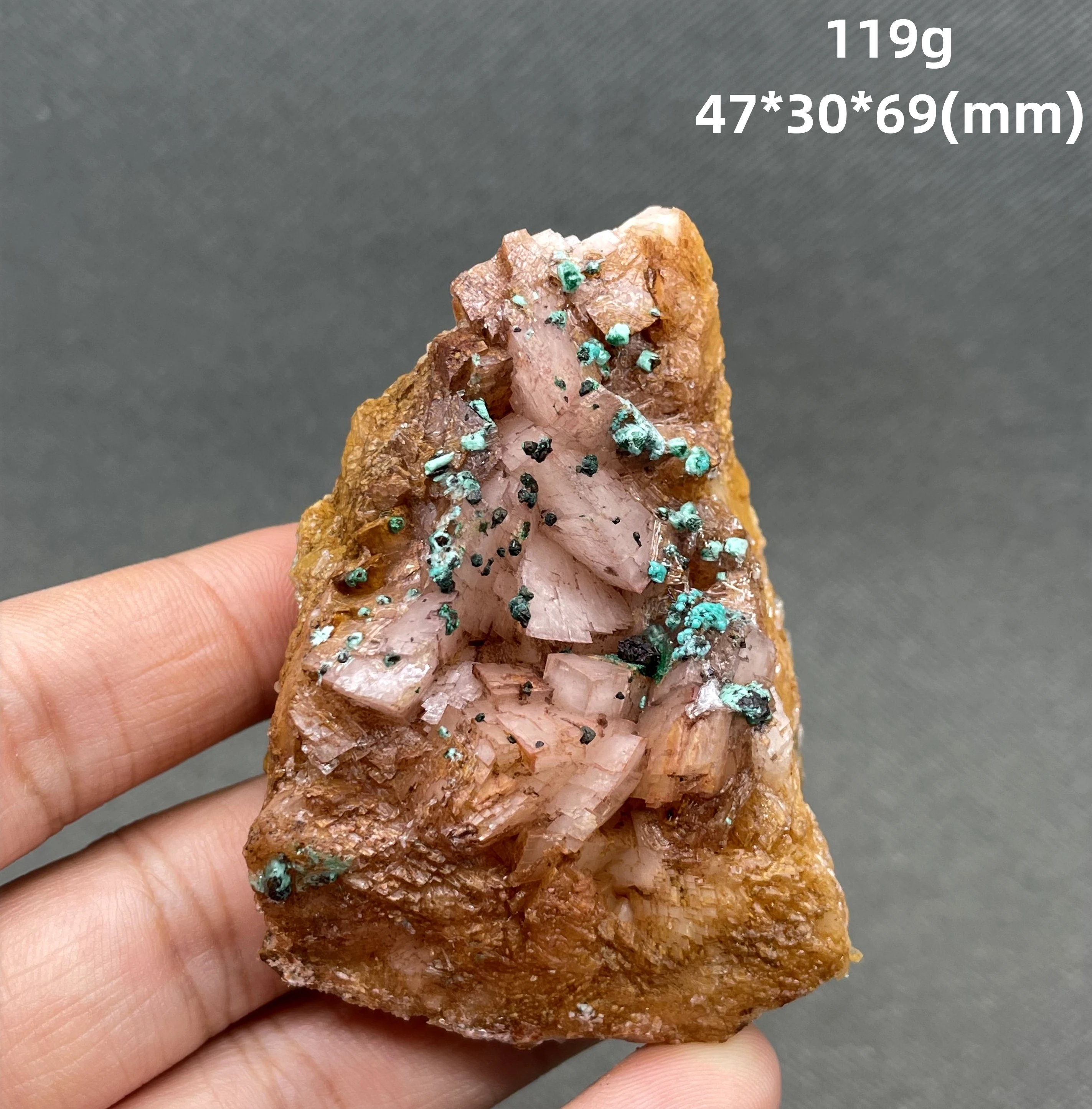 BEST! 100% Natural  Morocco atacamite mineral specimen quartz crystal specimen Collection Stones and crystals