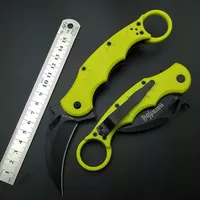 Folding Blade Knife Outdoor Self Defense Practice Tool Man Gift folding survival knife mini bushcraft Tools