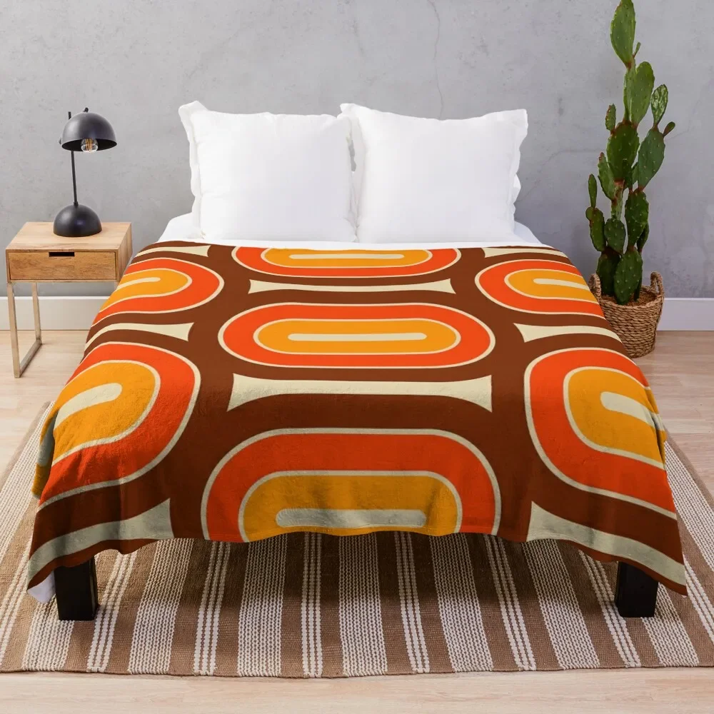 

Retro Geometric Pod Design 721 Throw Blanket Polar Blankets For Baby Heavy Blankets