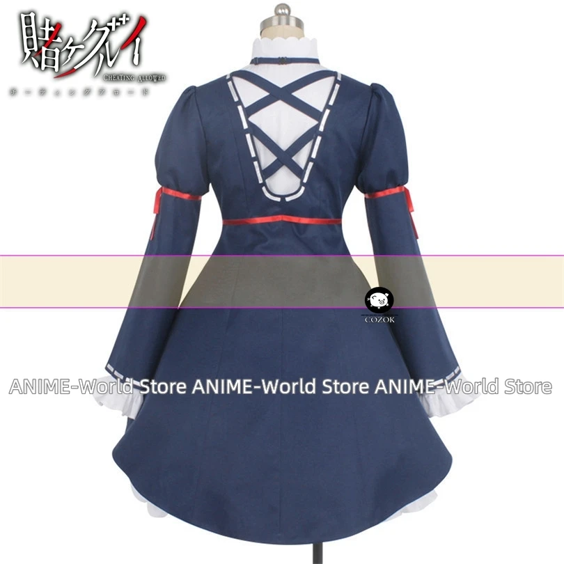 Kakegurui gioco d'azzardo forzato Mushibami Erimi Costume Cosplay abbigliamento natalizio di Halloween di qualsiasi dimensione