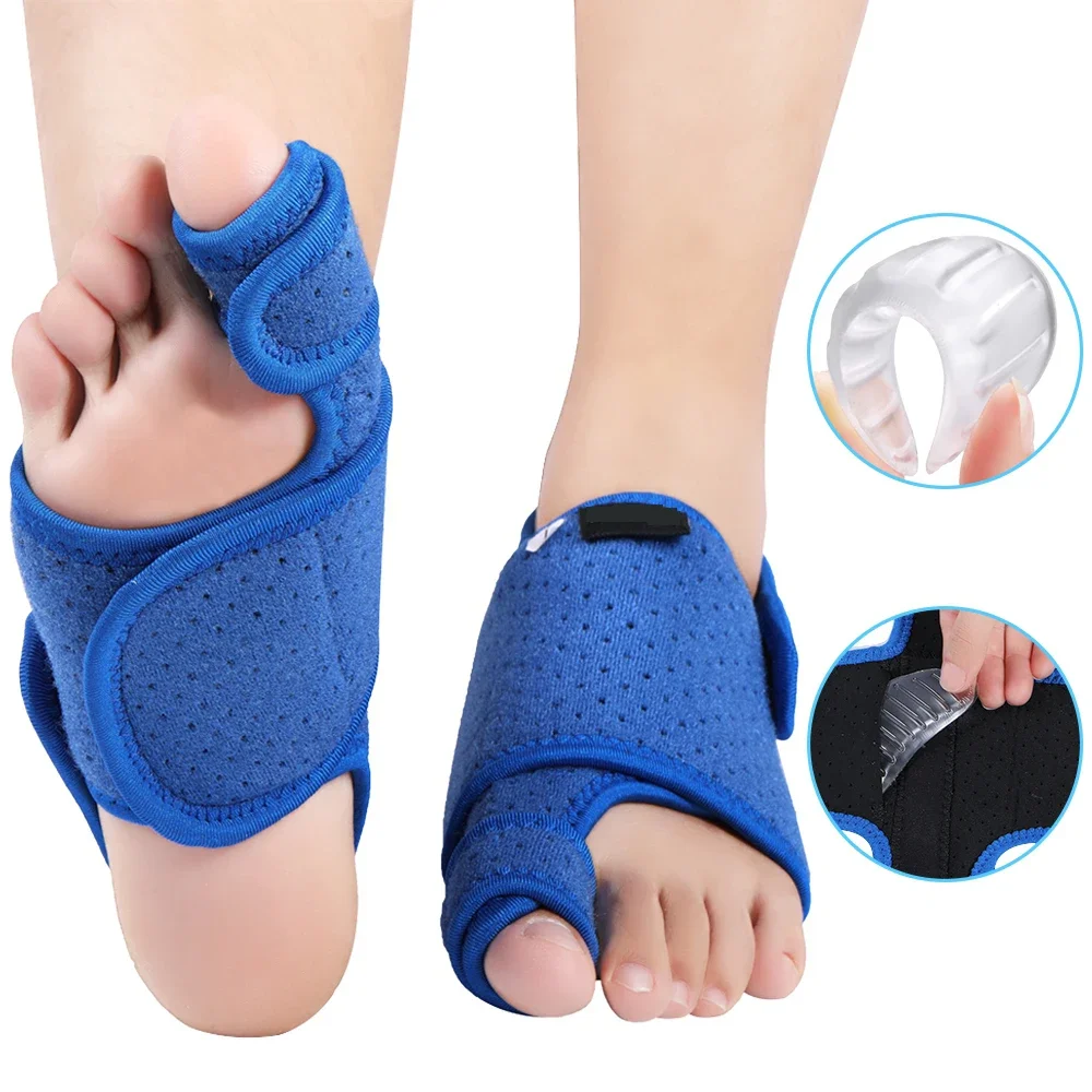 

Adjustable Toe Bunion Splint Straightener Straightener with Gel Arch Foot Pain Relief Hallux Valgus Corrector Bunion Splint Men