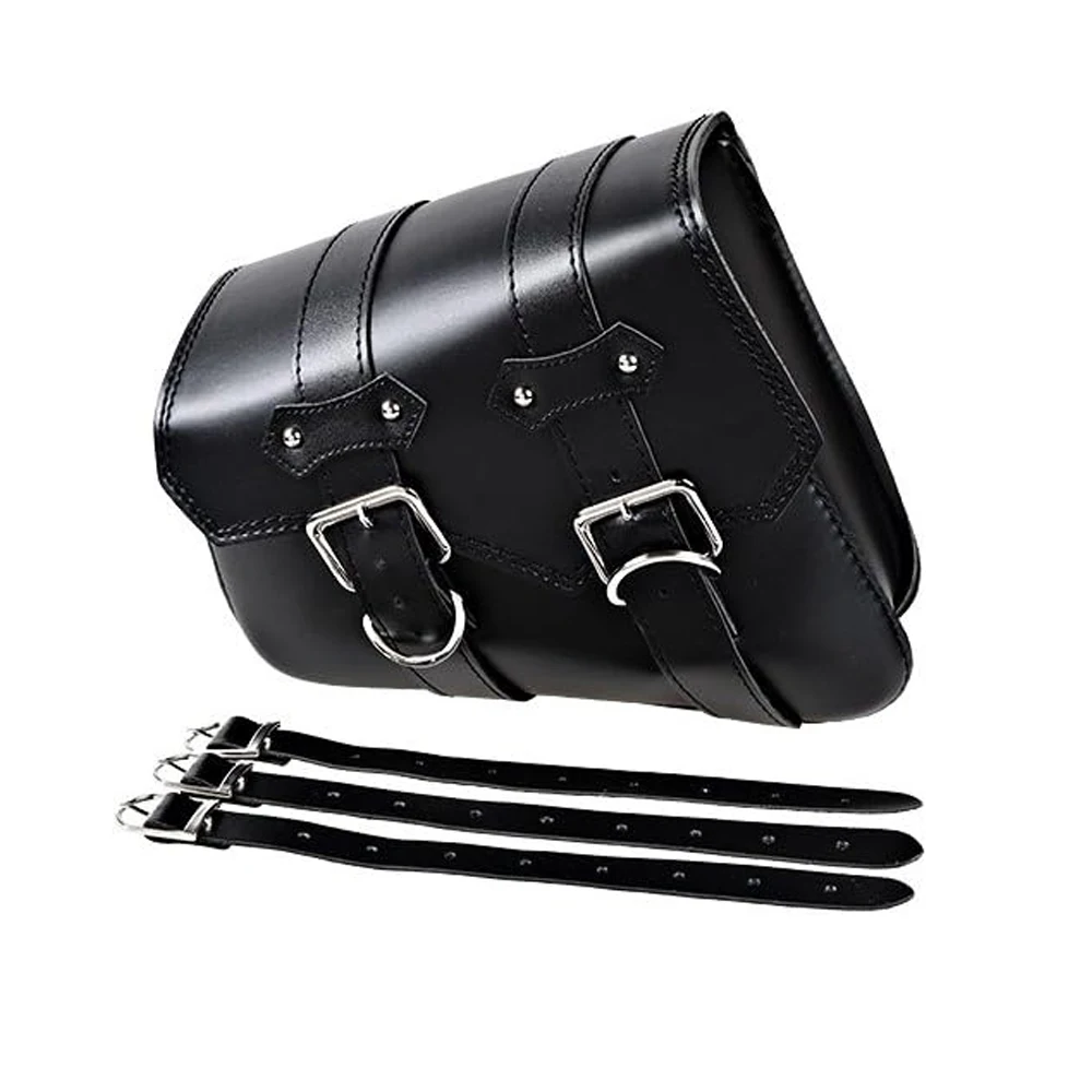 PU deri motosiklet heybe yan alet çantası çanta bagaj eyer çantası kılıfı sol/sağ için Harley Sportster XL 883 1200 48 72
