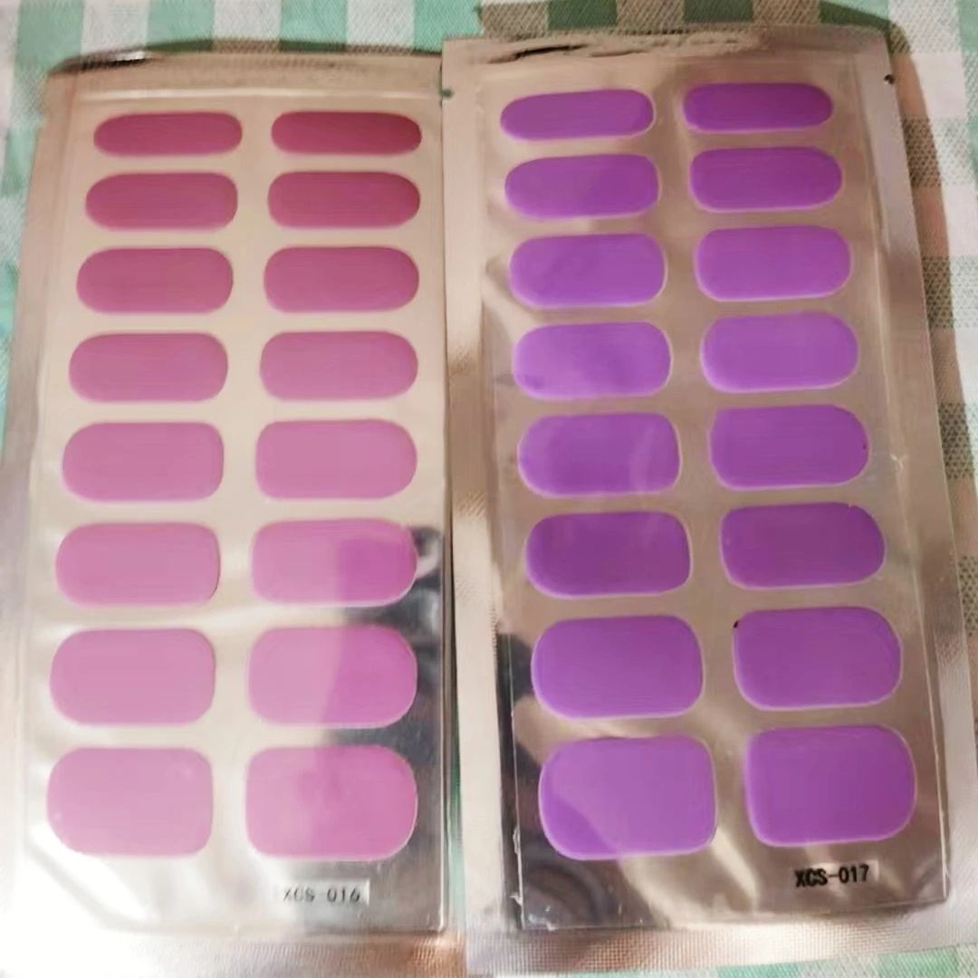 الأشعة فوق البنفسجية شبه علاج هلام مسمار يلتف LED هلام شبه شفاء مسمار المتزلجون ل شرائط تمديد الأظافر الفرنسية ملصقات طويلة الأمد غطاء كامل