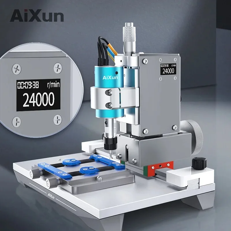 Automatic CNC Grinding Machine Second Generation For Mobile Phone Motherboard Hard Disk IC Chip Mobile Equipments