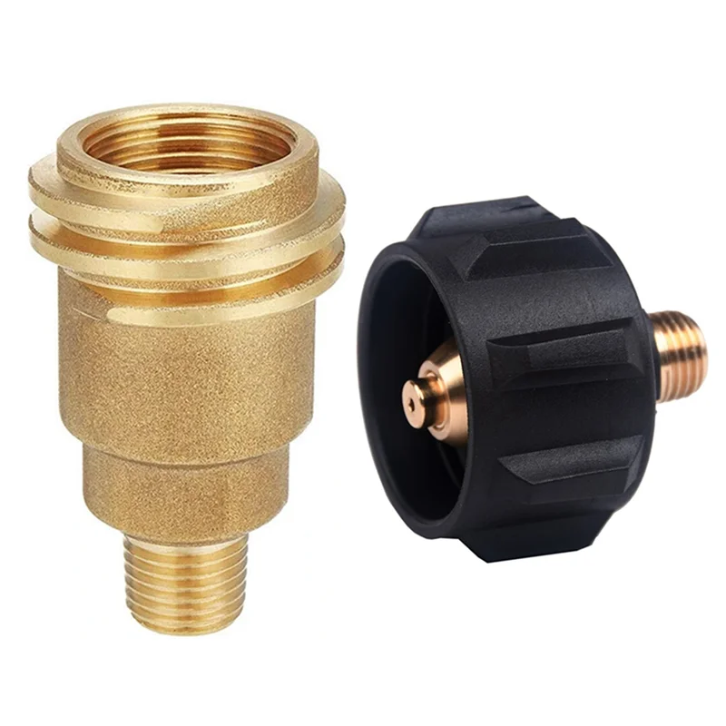 QCC1 Propane Adapter Gas Regulator Valve Fitting 5042 Male QCC1 Nut Propane Gas Fitting Hose Adapter with Nut