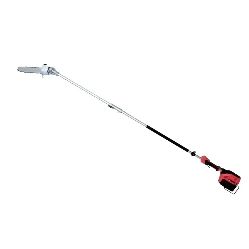 Electric chain saw extended rod pruning branches garden fruit tree repair machine