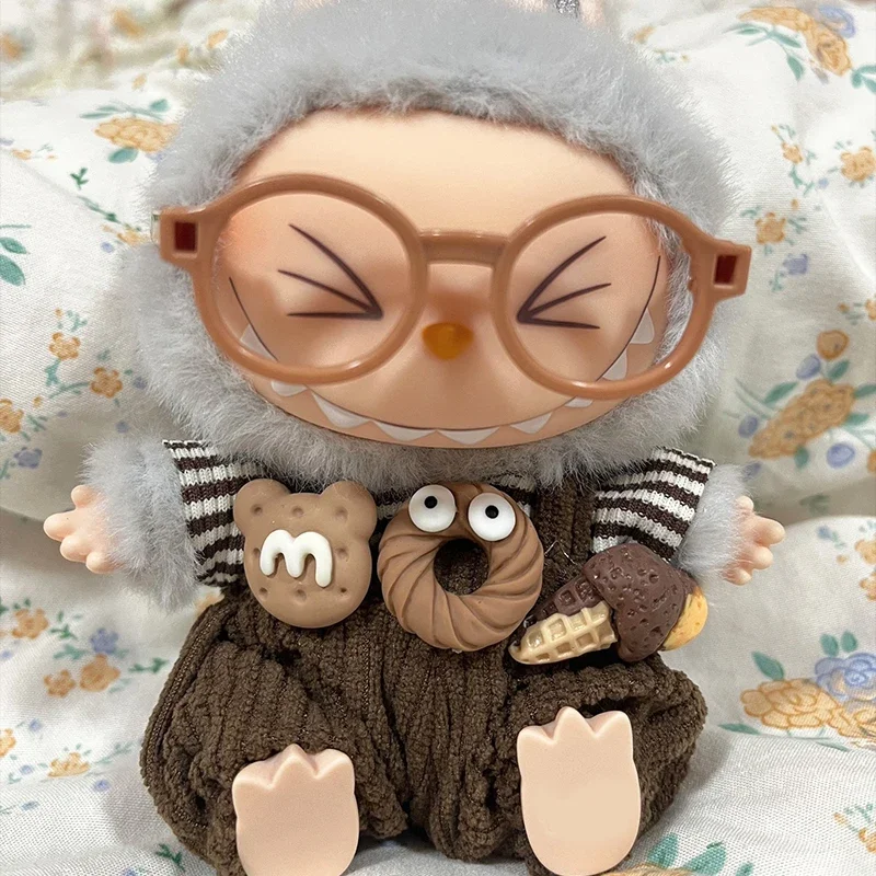 

Одежда для 15/17 см, аксессуары для лабу, одежда, заколка для волос с бантом, волшебная палочка, комплект платья сакуры, четыре предмета, детская подарочная поясная сумка