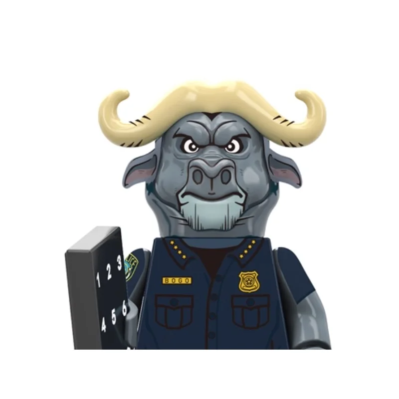 Nieuwe Zootopia Thema Bouwstenen Dierentuin Dierfiguren Vos Konijn Beer Luiaard Vee Leeuw Creatief Speelgoed Cadeau