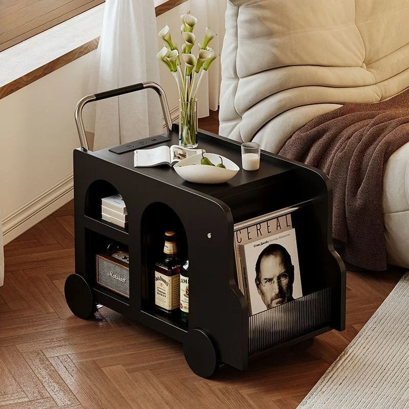 Французский съемный приставной столик для дивана, легкий роскошный журнальный столик высокого класса, небольшой приставной столик, стойка для тележки в спальне