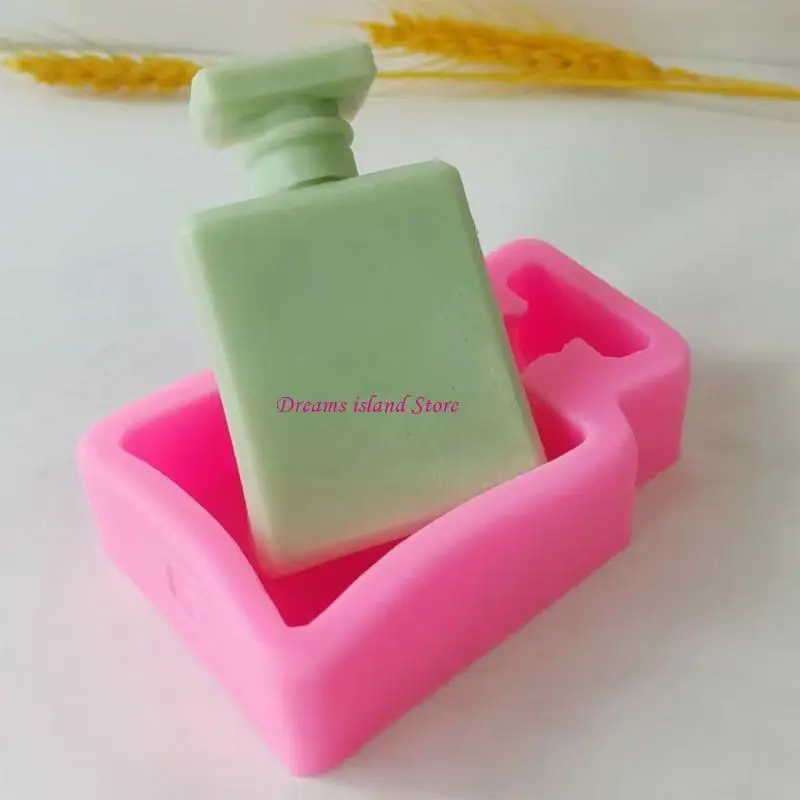 عطر زجاجة السيليكون قالب راتنج الايبوكسي صب القالب DIY كرافت فندان الشوكولاتة قوالب DIY شمعة الصابون يدويا أداة HX6C