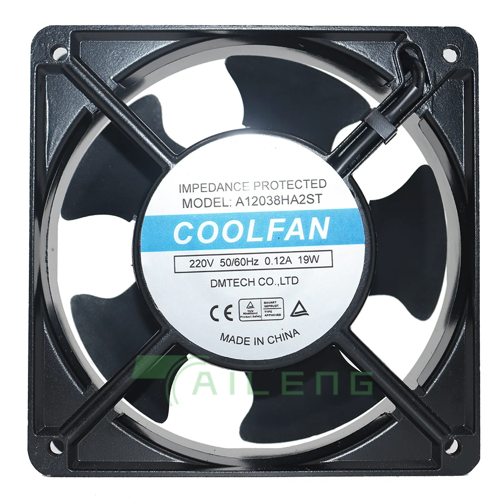 

new A12038HA2ST 220V 50/60hz 0.12A 19W axial flow 12cm 12038 120*120*38mm cooling fan