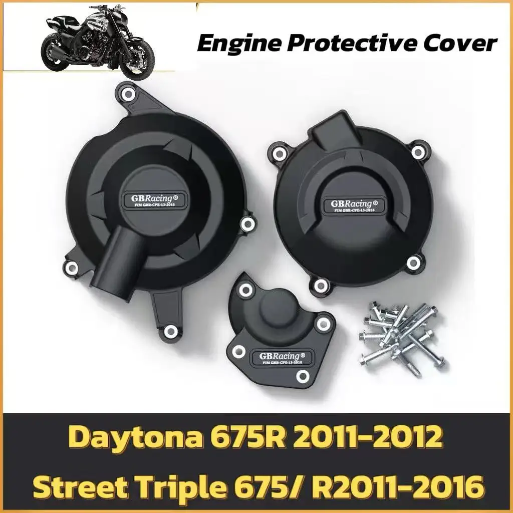 

GB Racing Compatible Engine Covers for Triumph Daytona 675R (2011 - 2012) & Street Triple 675R (2011 - 2016)