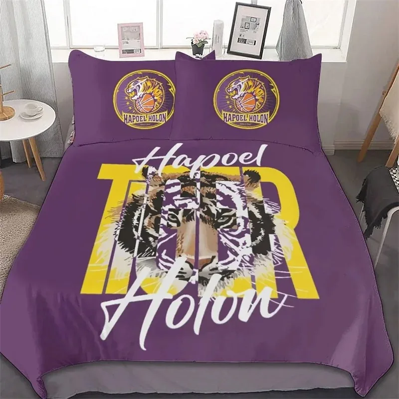 3D Printed Hapoel Holon All Season Duvet Cover Bedding Comforter sets Soft Quilt Cover and Pillowcases Single Double Queen King