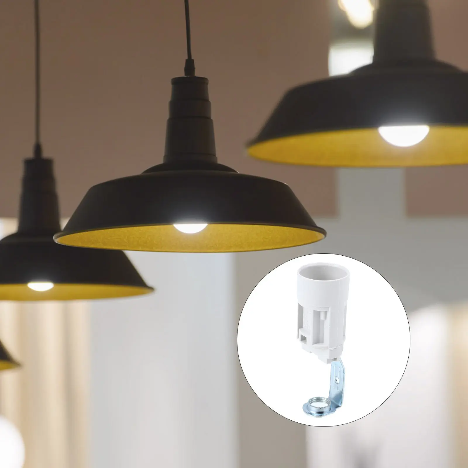 

Набор из 5 прочных патронов E14 для люстр и подвесных светильников, для спальни и офиса