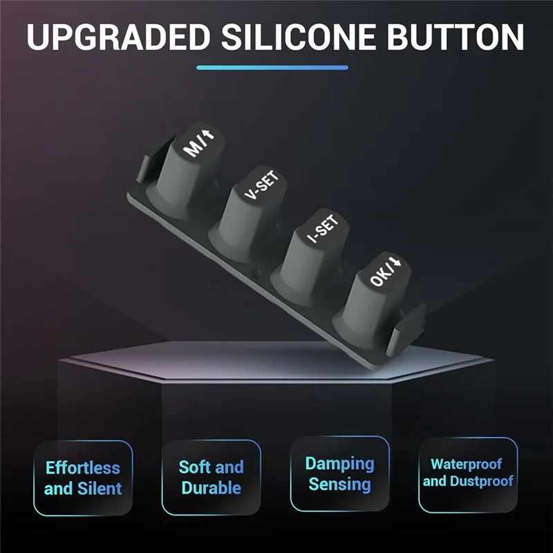 Регулируемый регулятор напряжения, ЖК-дисплей, понижающий преобразователь 6-36 В до 0,5-36 В, 4,5 А, 40 Вт для солнечных панелей RV